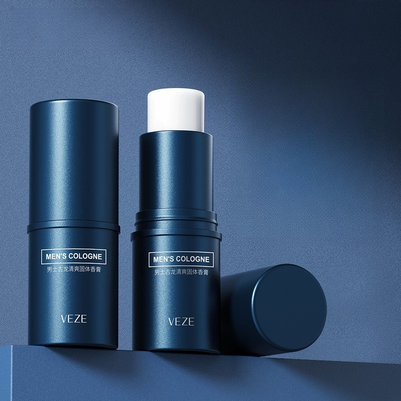 Cologne Solid Balm - Herensolide cologne balsem, draagbare zakparfum, fris,