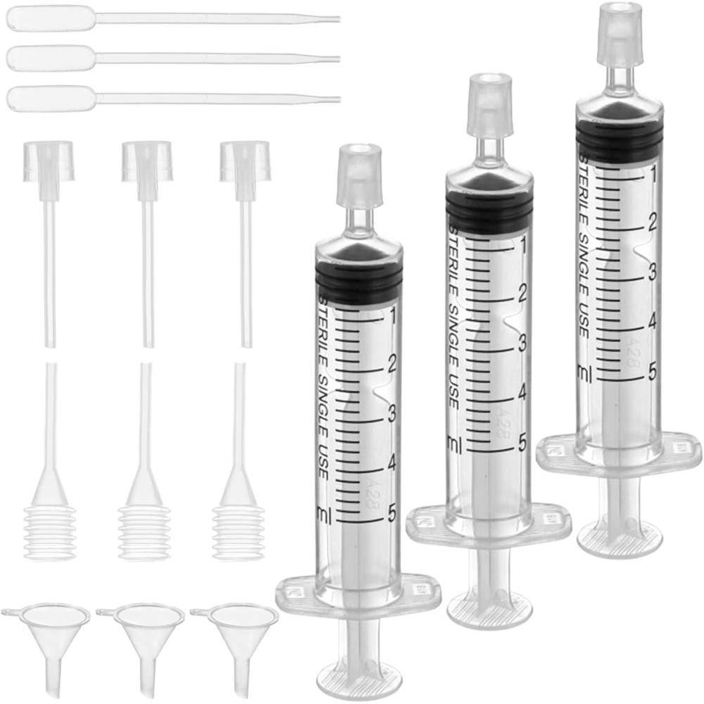 Perfume Fragrance Kit - 3-delige parfumnavulset met plastic spuit, extractor