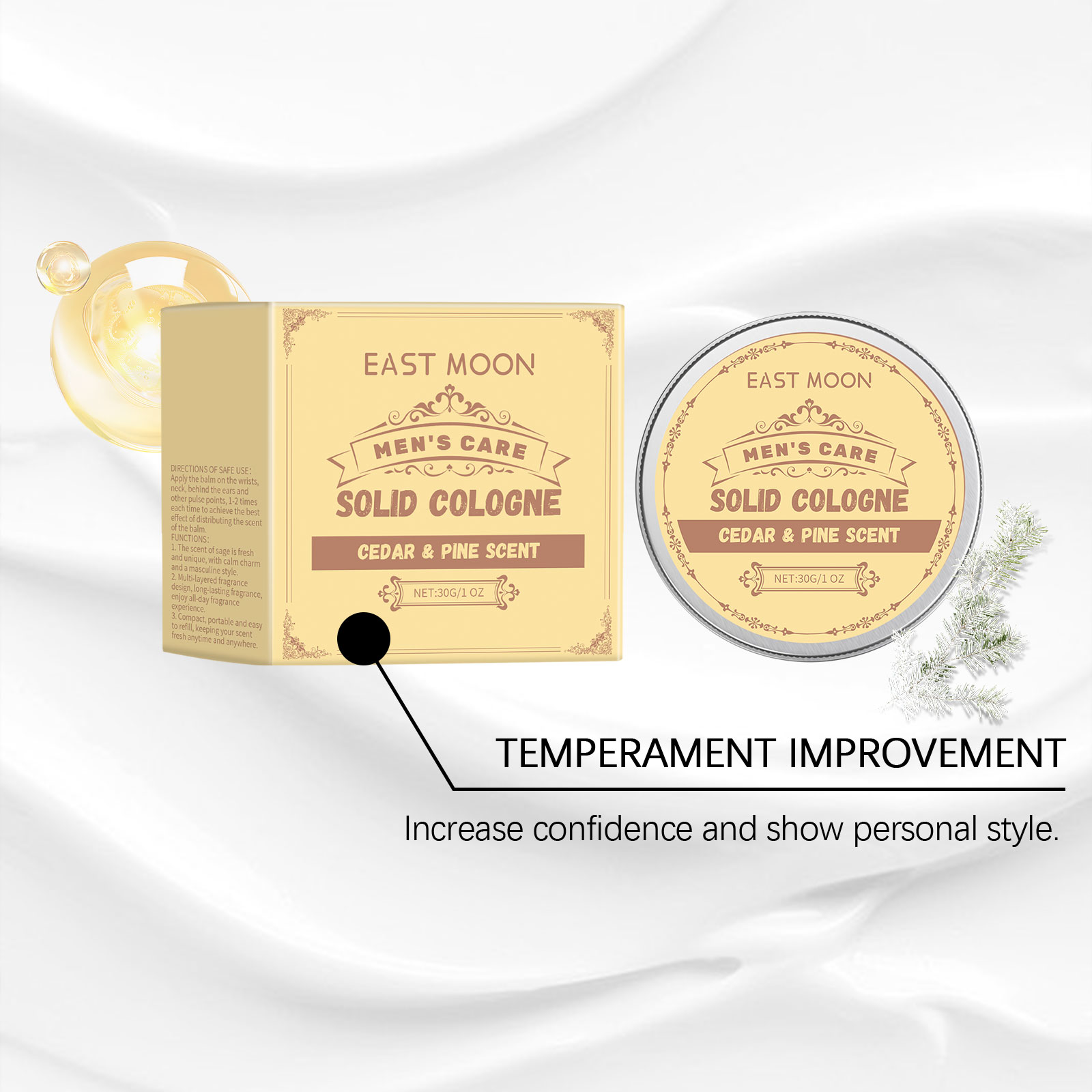 East Moon 30g Cederhout Solide - Cologne Solid Balm recensie en prijs