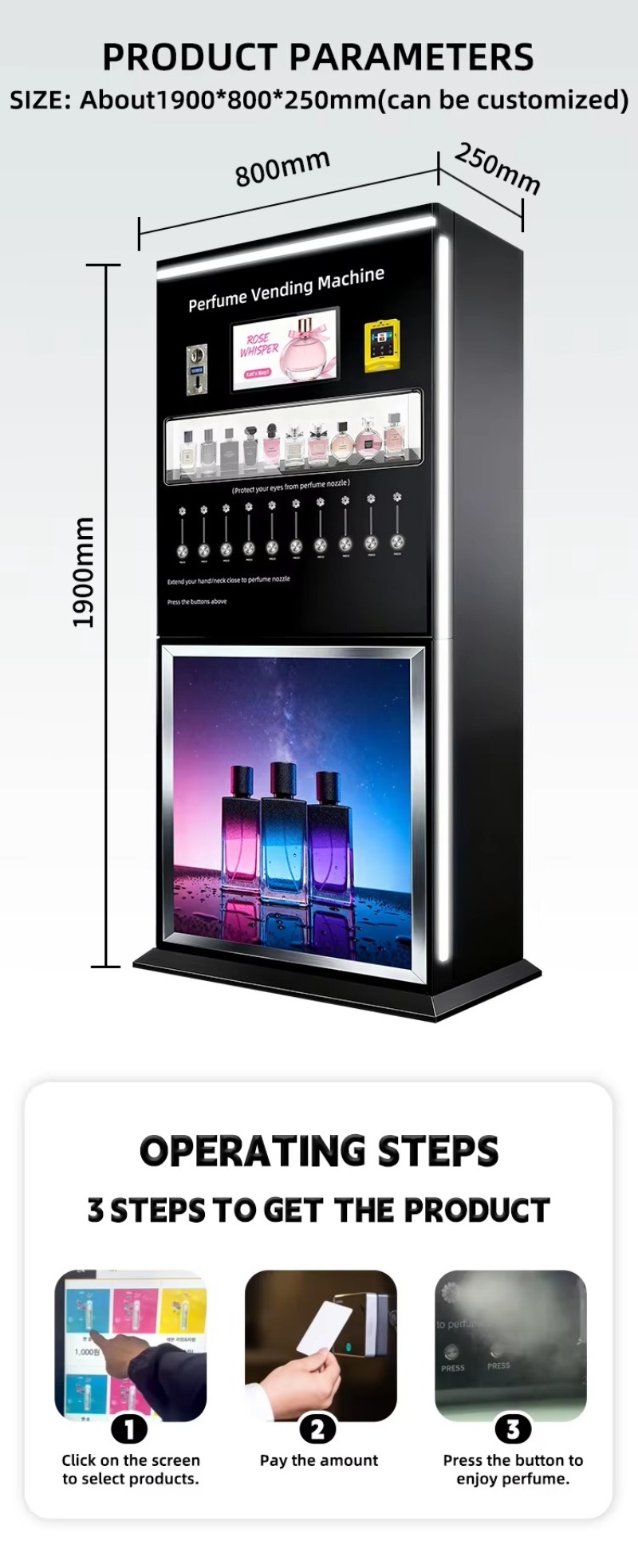 Slimme Parfumverkoopautomaat I - Perfume Fragrance Sale recensie en prijs