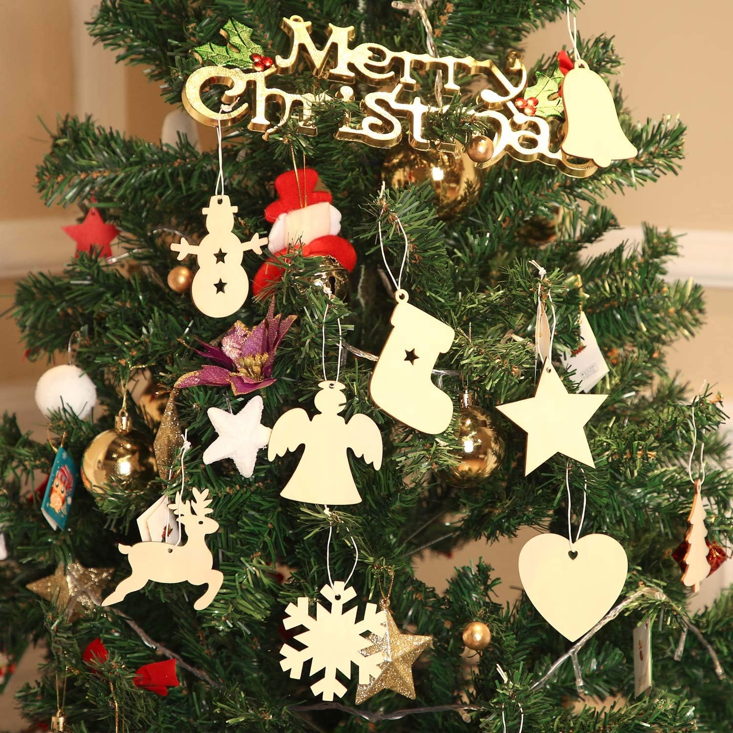 DIY Houten Kerstbal Decoratie  - Oud Wood Chip recensie en prijs