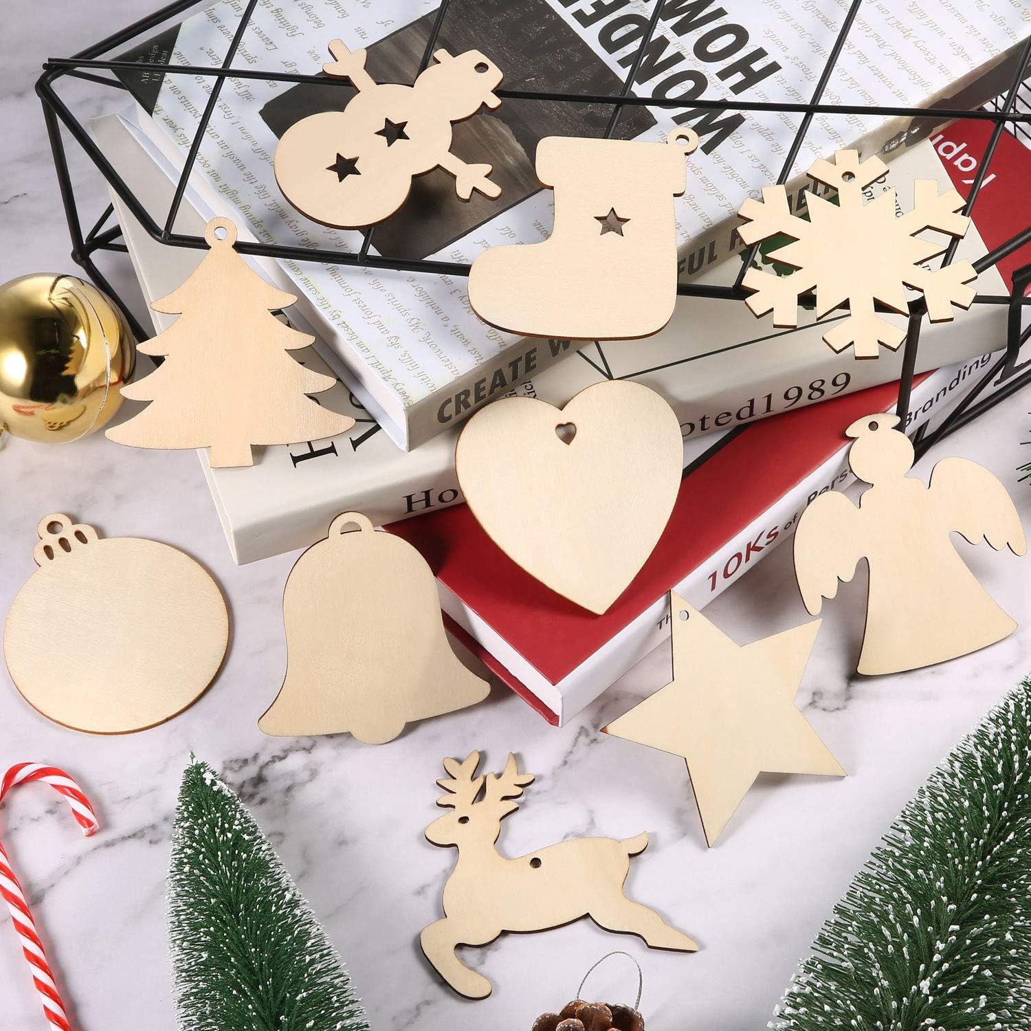 DIY Houten Kerstbal Decoratie  - Oud Wood Chip recensie en prijs