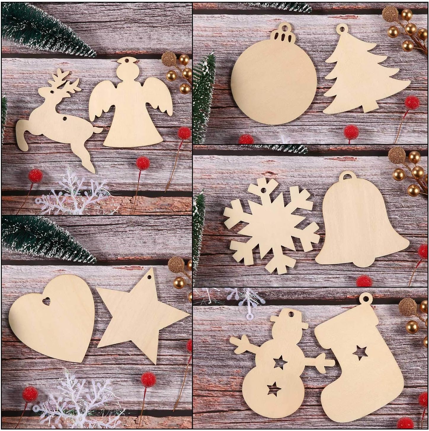 DIY Houten Kerstbal Decoratie  - Oud Wood Chip recensie en prijs