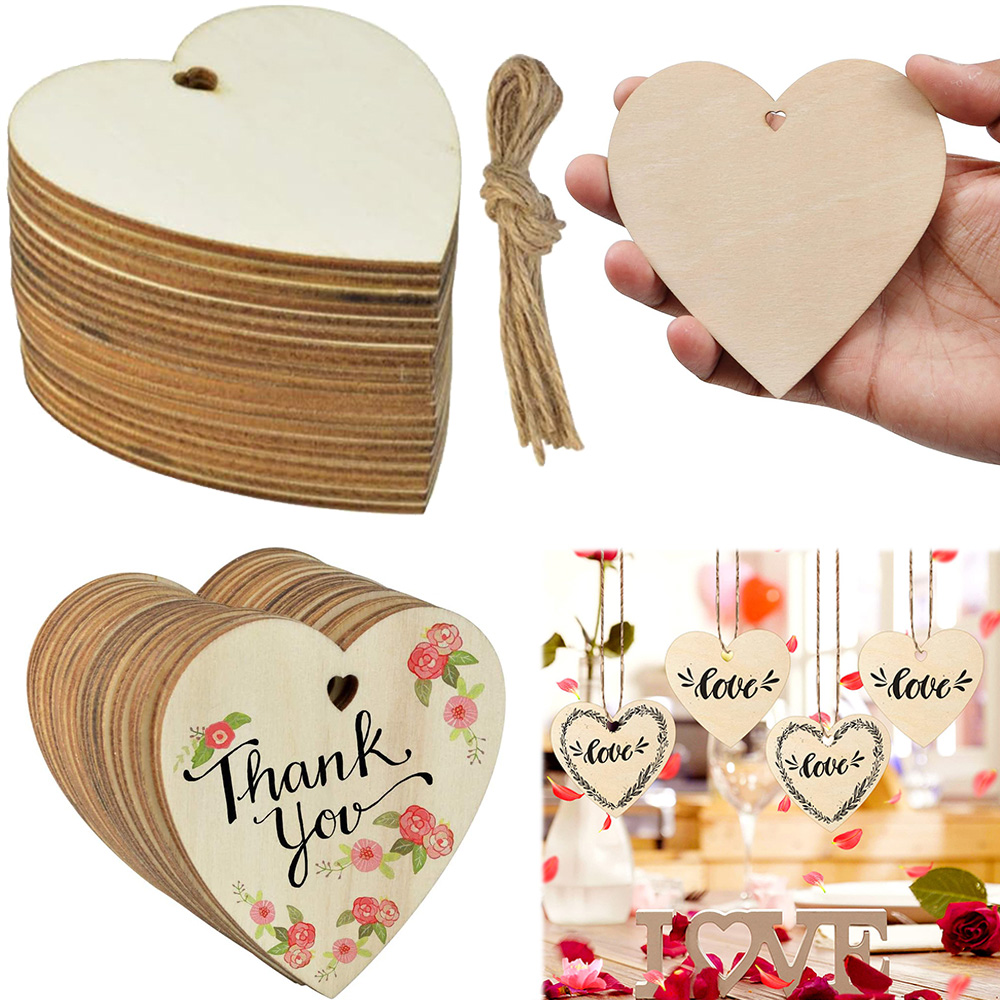 10/20/60 Stuks Hout Hart Plakj - Oud Wood Chip recensie en prijs